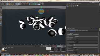 Cinema 4D Glowing Spheres