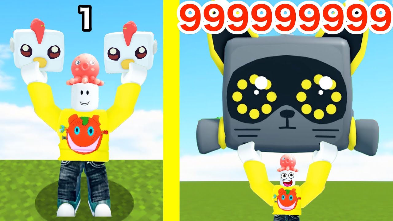 Roblox: Combining pets to evolve into insane creatures - YouTube
