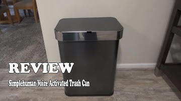 Review Simplehuman Voice Activated Trash Can 2020