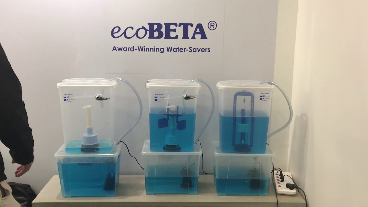 EcoBeta Water Saving Dual Flush Toilet Demonstration YouTube