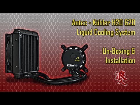 Wie Antec-Kühler 620 Liquid Cooling Sys installieren
