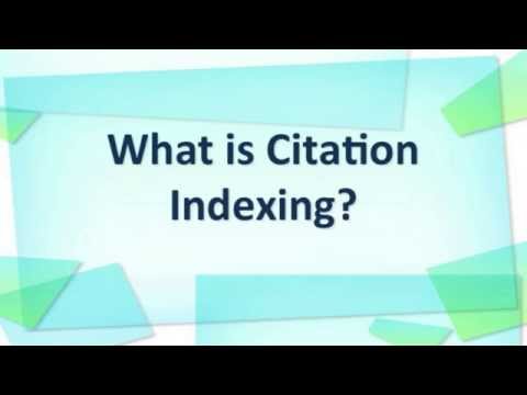 What is Citation Indexing
