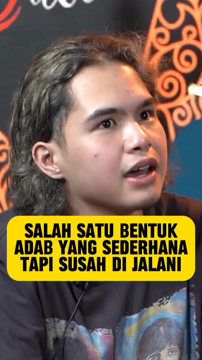SALAH SATU ADAB DUL YANG SEDERHANA PATUT DI CONTOH #podcast #aleldul #duljaelani