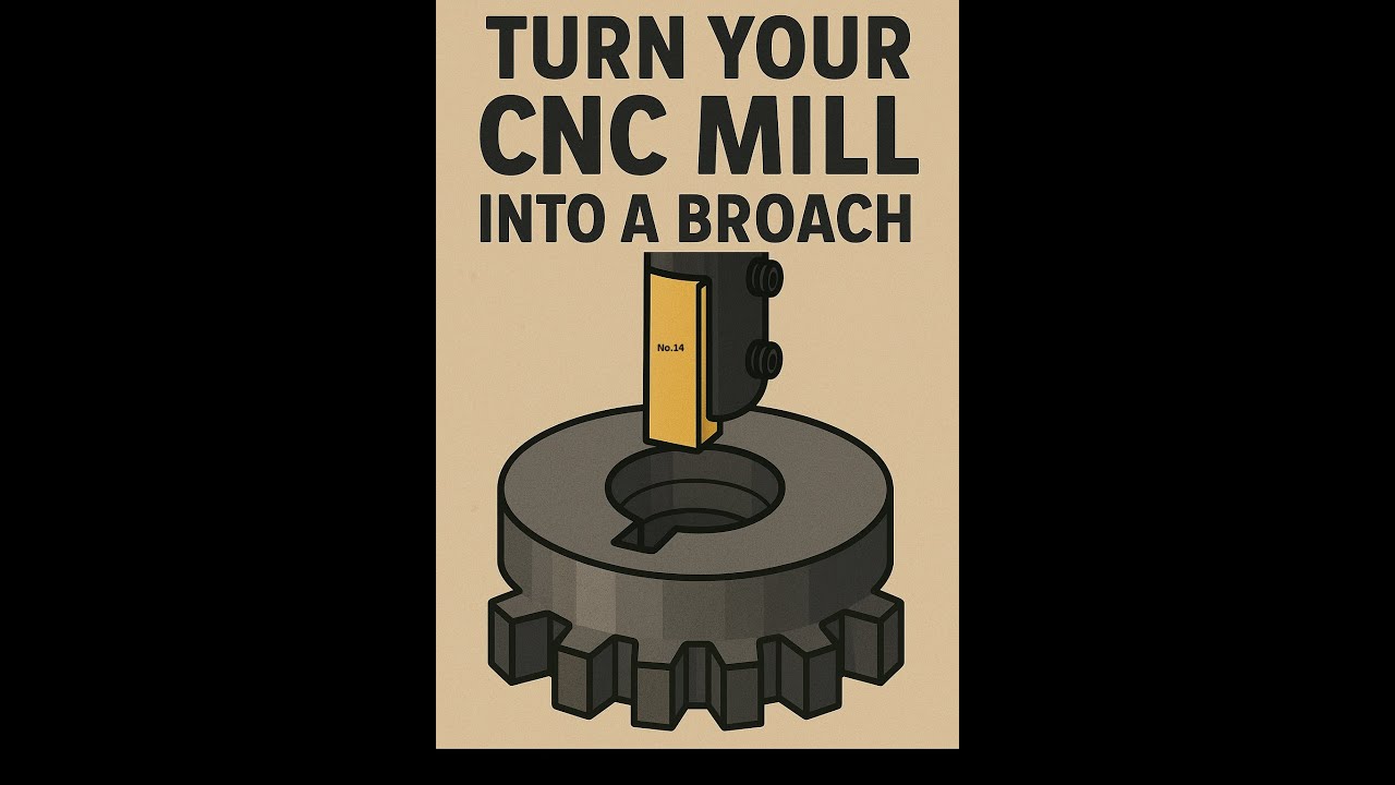Creating a Custom Broaching Program for a 2009 Hurco CNC Mill