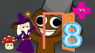 Learns add 8 -- #abcd #sprunki #vuichoicungcon #learning #number
