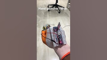 Hand gestures robot #robot #youtubeshorts #science #trending #diy #car #robot #ai #std #handgesture