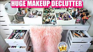 BEAUTY ROOM DECLUTTER | DECLUTTERING MY MAKEUP COLLECTION 2020