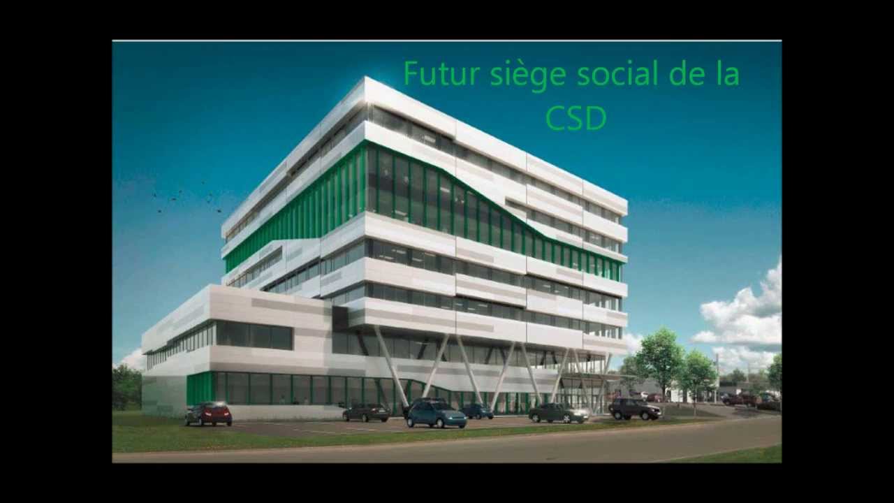 Csds Building Siège social CSD : ça avance... - YouTube