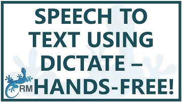 Convert voice to text using Dictate – hands-free!