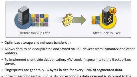 17 Deduplication in Backup Exec