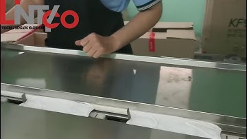 BG400 Automatic N95 KF94 face mask 4 side packing machine with euro hole