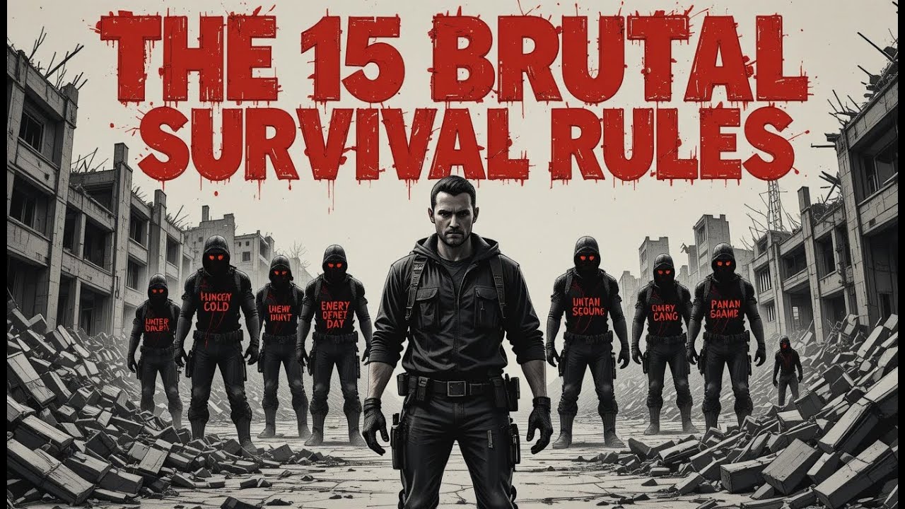 The 15 Brutal Survival Rules No One Tells You — No Lies, No Hope, Just Science