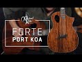 Michael Kelly Forte Port Koa Acoustic Guitar Demo - YouTube