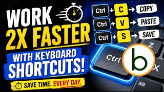 Work 2x Faster on Your Computer (Keyboard Shortcuts You Need!)