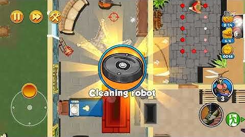 Hauntington 14 - Robbery Bob 2 - Complete level without using any tool - 3 Stars