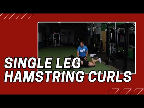 Single Leg Hamstring Curls | Cable Machine Exercise