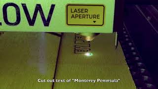 How I Made a 3D Wood Map of the Monterey Peninsula | Laser Engraving & Final Product