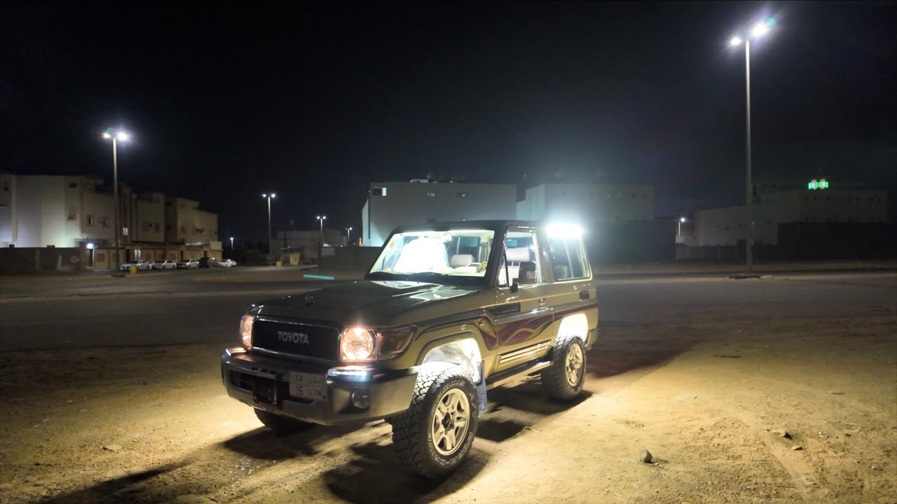 تركيب اللمبات الليد على الجيب