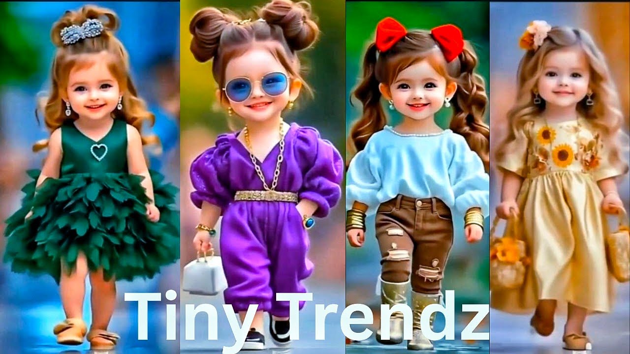 Cutest 🥰 little baby girls in Awesome 
