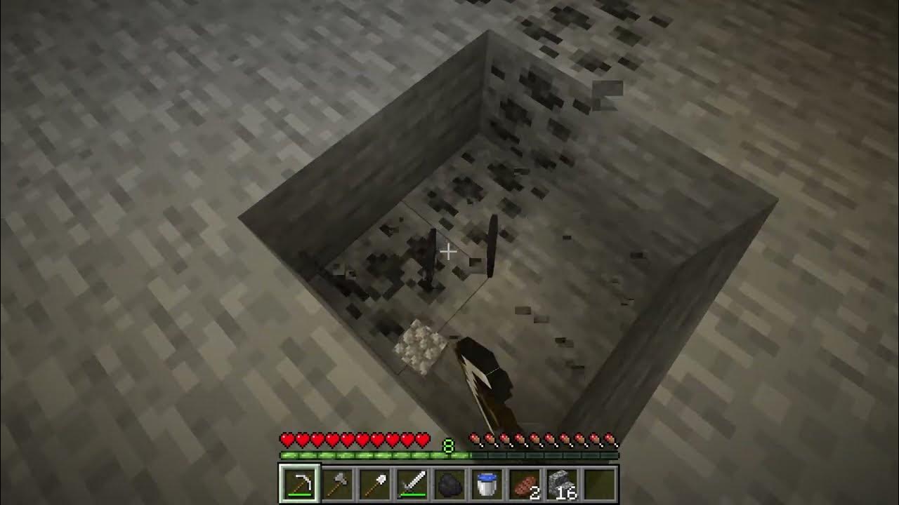 How to mine Coal so you can make torches and smelt bars Minecraft