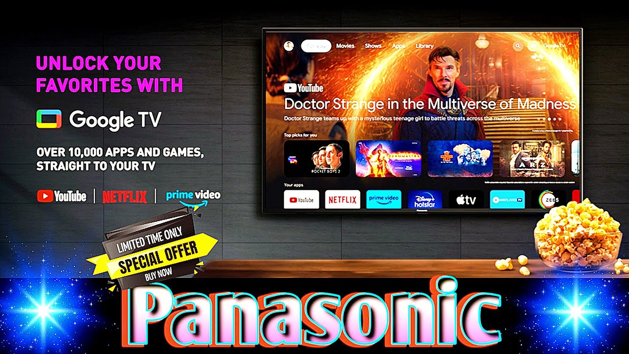 Panasonic TH-43MX660DX 43 inches 4K Ultra HD Smart LED Google TV