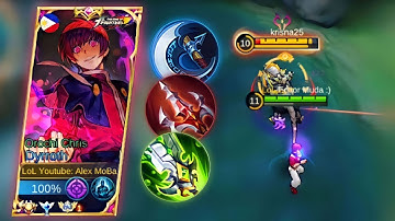 DYRROTH RECOMMENDED BUILD CRITICAL DAMAGE FOR ONE SHOT - DYRROTH BEST BUILD 2023 ~ MLBB