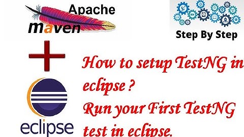 Setting Up TestNG as a newbie in Eclipse
