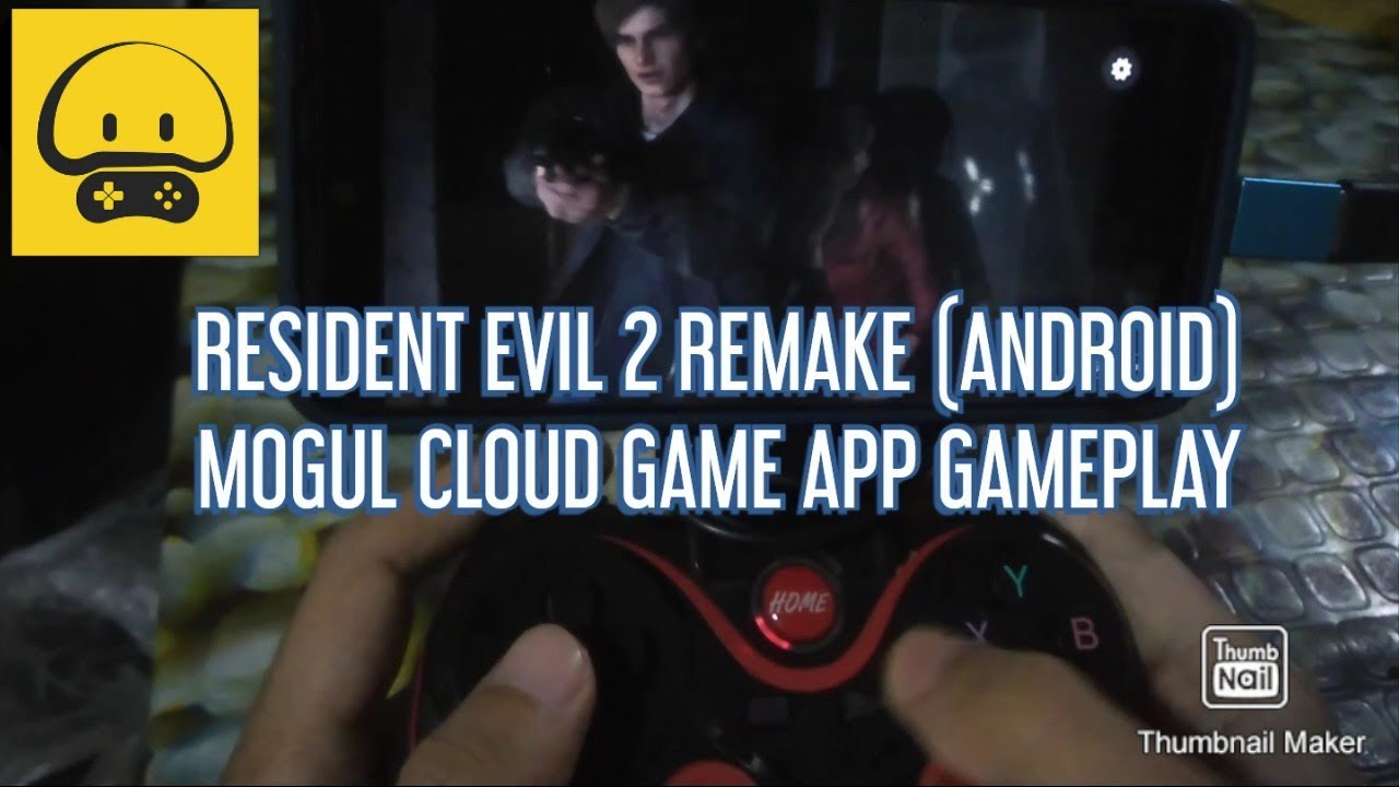 RESIDENT EVIL 2 REMAKE (ANDROID) MOGUL CLOUD GAME APP W/ GENGAME X3 CONTROLLER