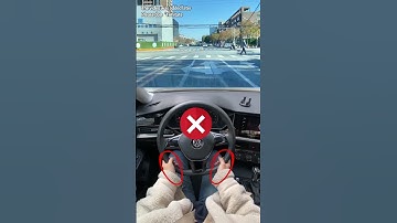 How to hold the steering wheel correctly when driving #tips #driving #manual #car #carsoft