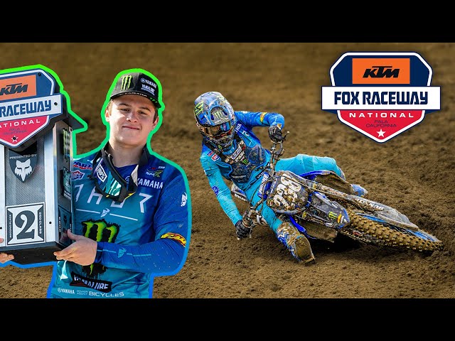 22/23 アトミック RACE TEC RACE DEPARTMENT Haiden Deegan's First Pro Motocross Podium! 2nd at Fox Raceway