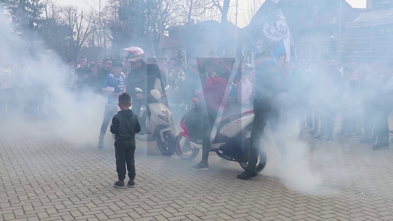 Kortezhi Forca në ndeshjen derbi Vushtrria   Besa