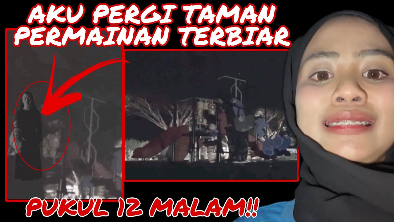 AKU PERGI TAMAN PERMAINAN TERBIAR 12 MALAM‼️ SORANG! CCTV SERAM WEH!
