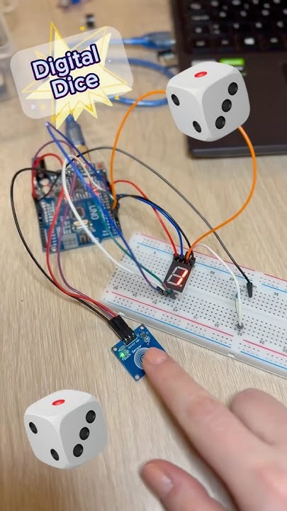 Simple Arduino project -Digital Dice wit 7 segment display #arduino# ...