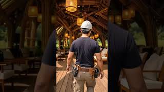 The brilliant architect and the spider-shaped house #shorts #homebuilding #bamboohouse