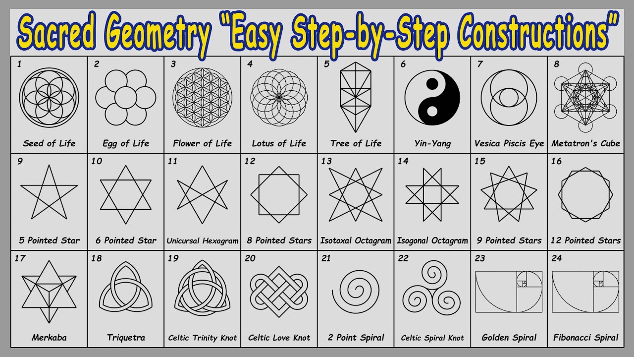 Sacred Geometry Collection - Easy Step-by-Step Constructions