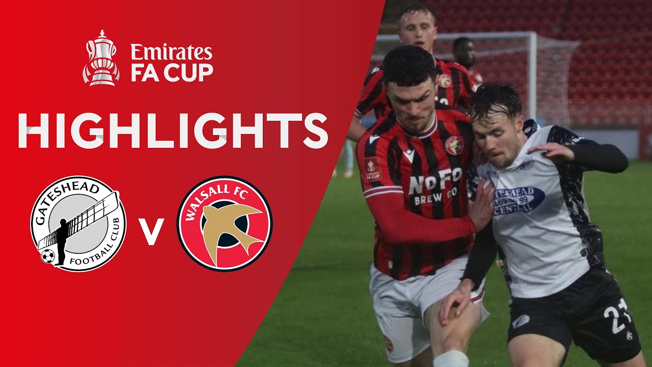 [Highlight] Emirates FA Cup : Gateshead vs Walsall (07-12-68)