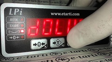 e-tartı mode selection TARTI, DOLUM, TUMBA