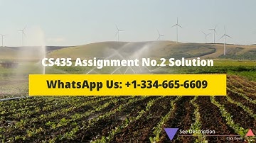 CS435 Assignment No 2 Solution 2022 | CS435 Assignment 2 Solution Spring 2022