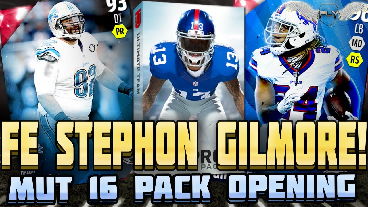 MUT 16 PACK OPENING |  FINAL EDITION STEPHON GILMORE!! SPEED KILLS! Madden 16 Ultimate Team