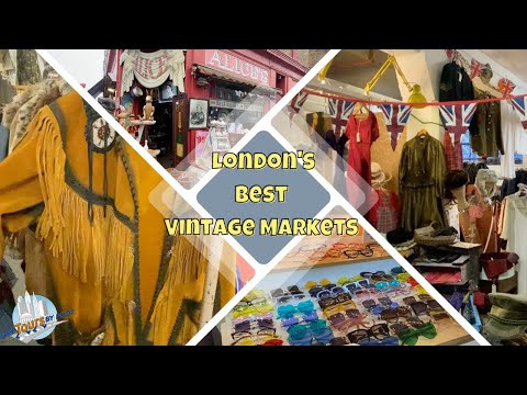 Vidéo: Shopping au marché de Portobello Road à Londres