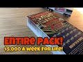 Entire pack! | $5,000 a week for life!