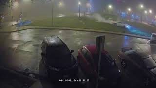 Dodge Charger catches a bit of air.... almost had it! Crash #001