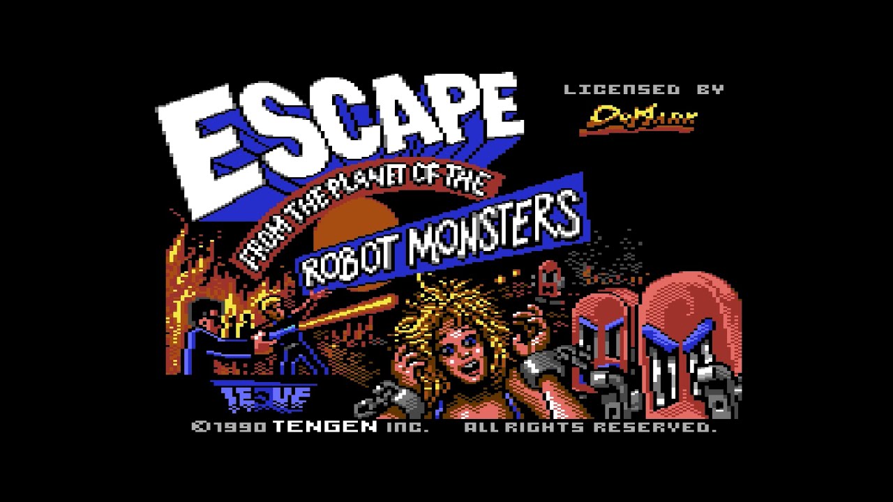 Commodore 64 Longplay [207] Escape from the Planet of the Robot