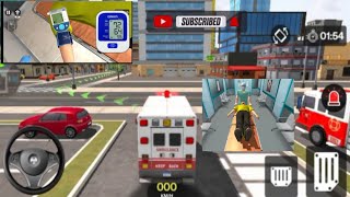 Ambulance Rescue Simulation 3D - Real Multi - Storey Car Drive - Android Gameplay screenshot 4