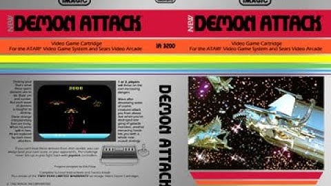 Demon Attack Atari 2600 (Imagic) 1982