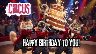 This Cat Circus Birthday Party Is Absolute Chaos 😹🎪🎂 #cutecats #birthdayparty #happybirthday