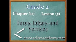 12-5 Faces, Edges, and Vertices - Part 2