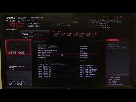 How To Enable & Disable Fast Boot On MSI MPG Series Motherboard