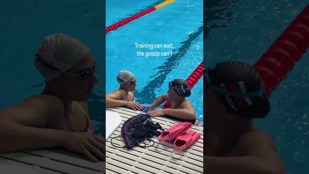 There are some priorities 💅 #gossip #swimming #swimmer #training