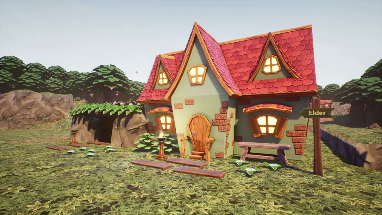 Kakariko Village in Unreal Engine 5 - Zelda: A Link to the Past